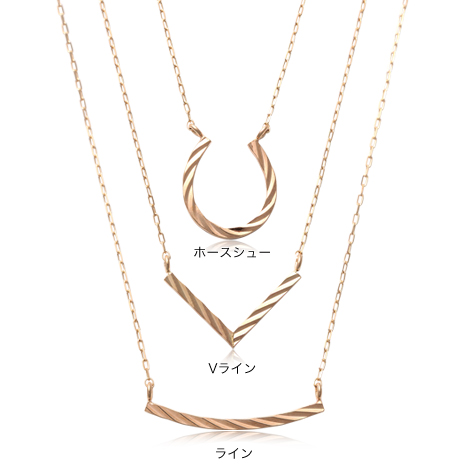 １０金イエローゴールドネックレス