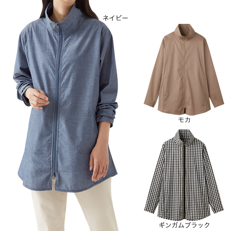 （単品）＜セルヴァン＞ＵＶカットロングブルゾン