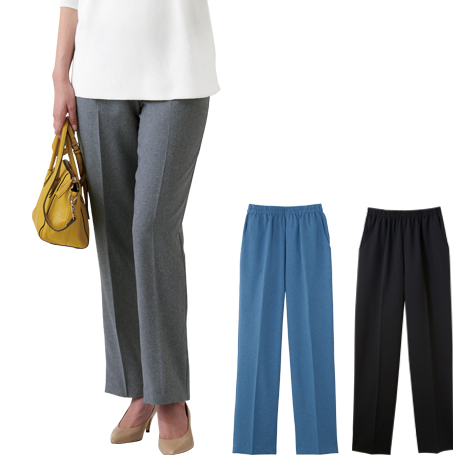 ＜セルヴァン＞ＵＶカット肌さら涼感パンツ　同サイズ３色組