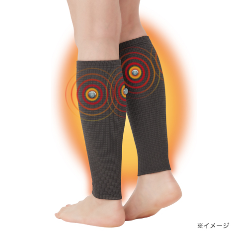 （ふくらはぎ用４枚組）マグネリラックス血行改善サポーター