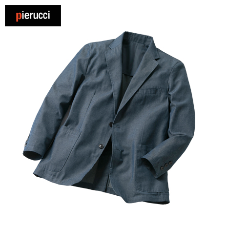 ＜ピエルッチ＞デニムテーラードジャケット