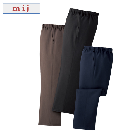 ＜エムアイジェイ＞お手入れ簡単楽々パンツ同サイズ３色組