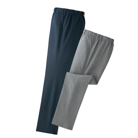 日本製抗菌防臭加工らくらくパンツ　同サイズ２色組