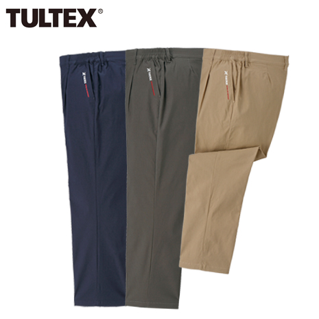 ＜タルテックス＞刺しゅう入りストレッチカラーパンツ同サイズ３色組