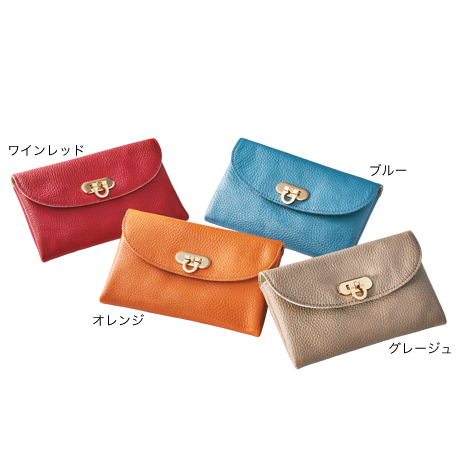 シュリンクレザー　薄くて小さな長財布