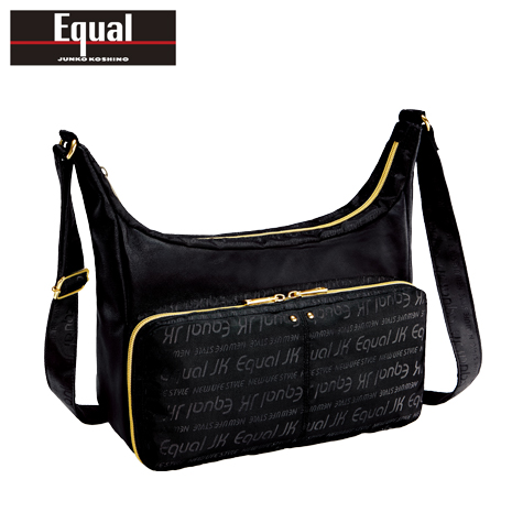 ＜ボン・ノワール＞アコーディオンポケットの多機能ポシェット