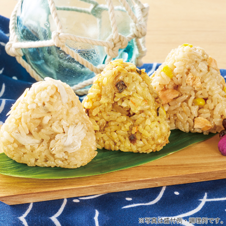 レンジで楽ちん！漁師めしおむすび