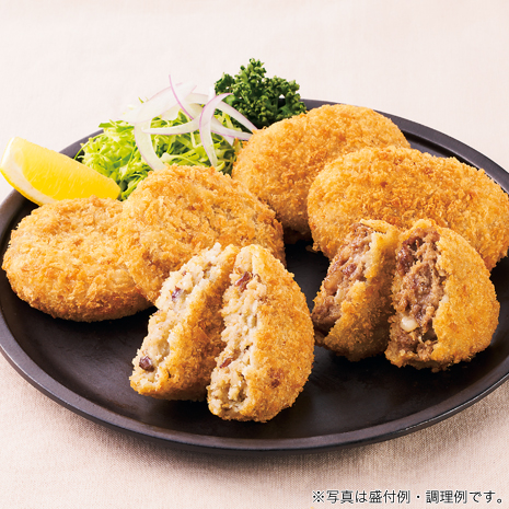 但馬牛しぐれ煮コロッケと但馬牛感動メンチカツセット