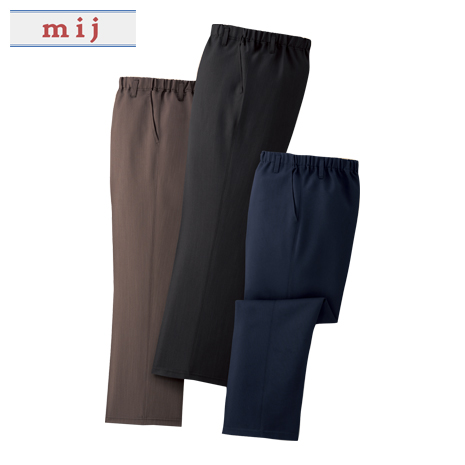 ＜エムアイジェイ＞お手入れ簡単楽々パンツ同サイズ３色組