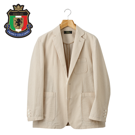 ＜フランコ・コレツィオーニ＞サッカー織ジャケット