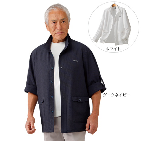 ロールアップブルゾン