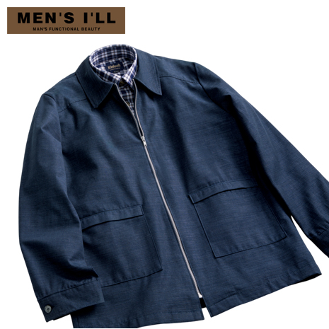 ＜ＭＥＮ’Ｓ　Ｉ’ＬＬ＞日本製　三河木綿ジップジャケット