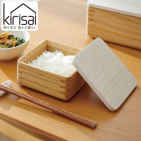 ＜ｋｉｒｉｓａｉ＞桐のレンジでごはん鉢