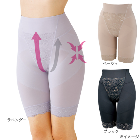 骨盤底筋サポートガードル　同色同サイズ２枚組