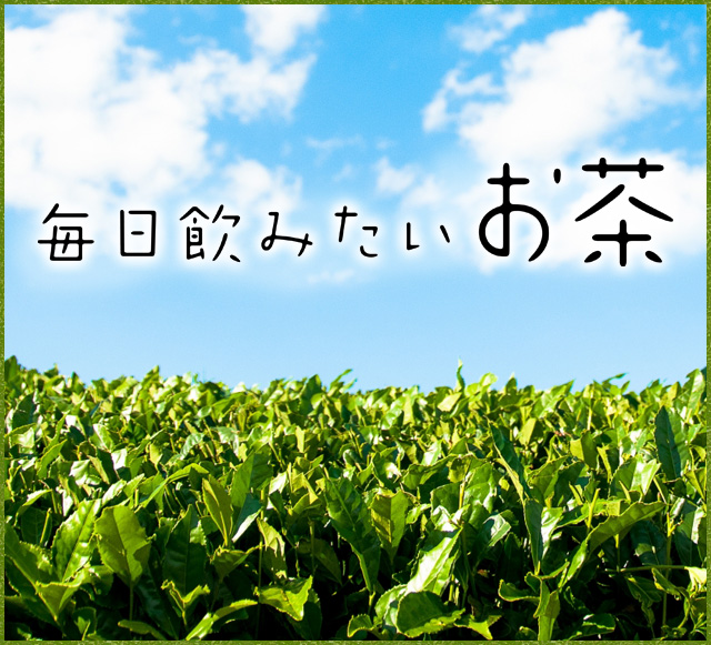 毎日飲みたい“お茶”
