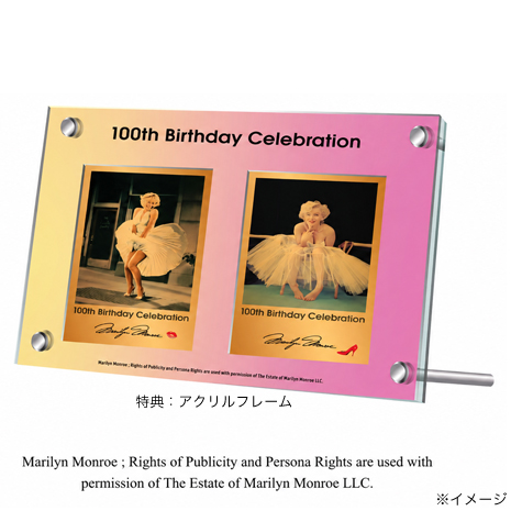 ２点セット）マリリン・モンロー生誕１００周年記念　純金カード