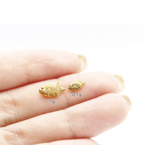 （０．１ｇ）純金たい焼き