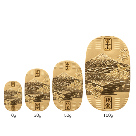 （１０ｇ）鏡富士　純金小判