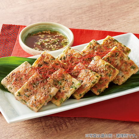 イカと野菜のもっちりチヂミ