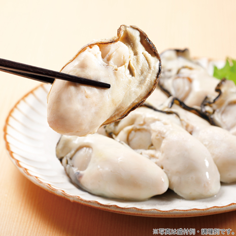 ２ｋｇ）広島県産ふっくら大粒蒸し牡蠣