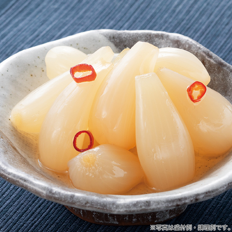 国産らっきょう　黒酢入り