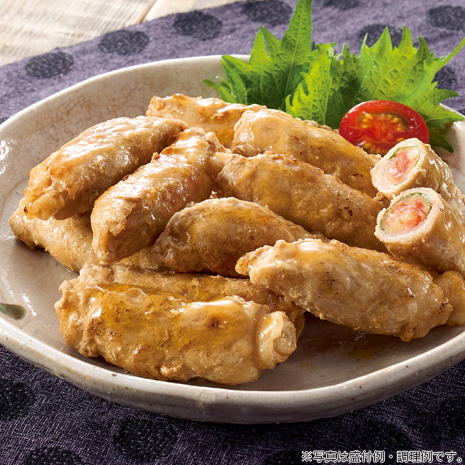豚ロースの明太しそチーズ巻