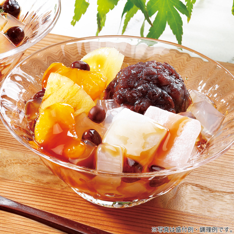 ＜銚子屋＞フルーツあんみつ