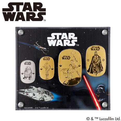 コンプリートセット）「スター・ウォーズ」純金・純プラチナ小判