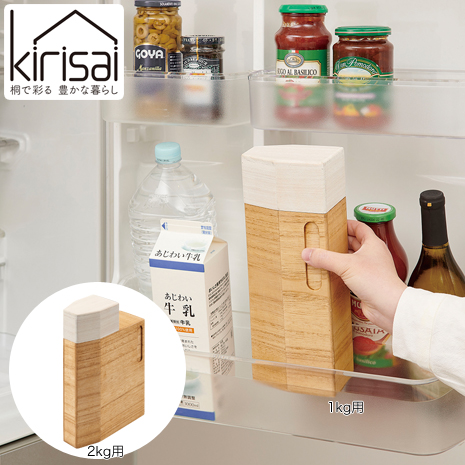 （１ｋｇ用）＜Ｋｉｒｉｓａｉ＞桐の冷蔵こめ櫃