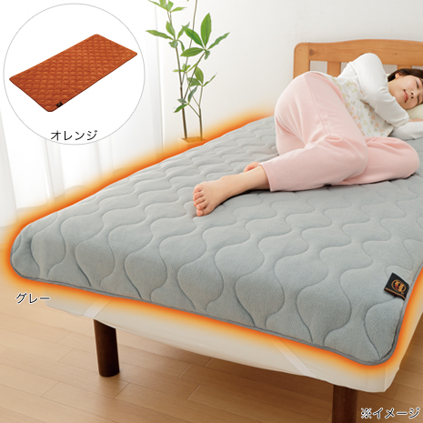 ＜ｍｏｒｅ　ｈｏｔ＞暖暖あったかロング節電マット