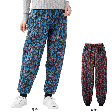 単品）＜セルヴァン＞中綿キルトもんぺ