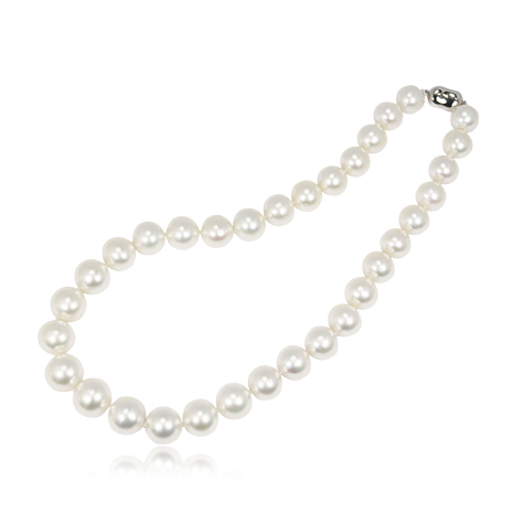 超大珠１２－１５ｍｍ　南洋白蝶真珠ネックレス