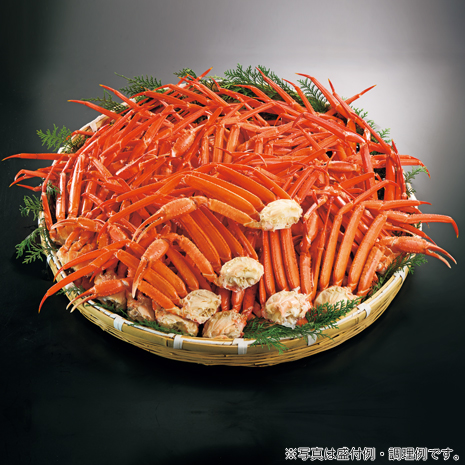 鳥取県境港産　ボイル紅ずわいがにセクション
