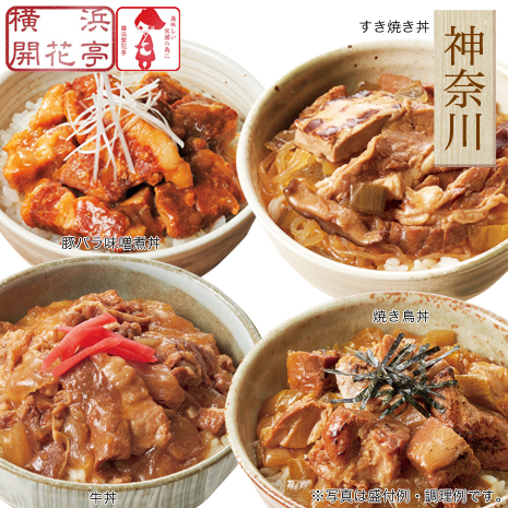 （計１６袋）＜横浜開花亭＞新プチ丼４種セット