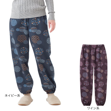 （単品）＜セルヴァン＞和柄くつろぎもんぺ