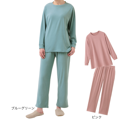 （単品）＜セルヴァン＞伸びのびやわらかルームウエア