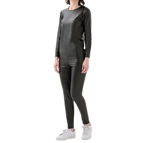 （レディース・上下セット）防風保温ストレッチウエア