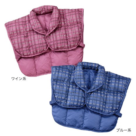 羽毛のあったか肩当て２色組