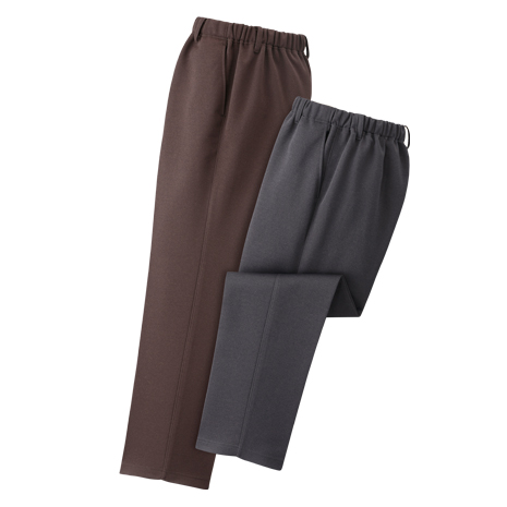 日本製トップサーモ裏起毛パンツ　同サイズ２色組