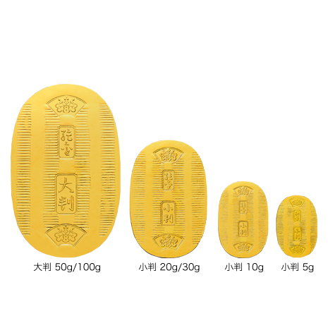 （３０ｇ）徳力本店謹製　純金製小判