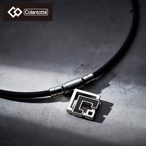 ブラック）＜コラントッテ＞磁気ネックレス