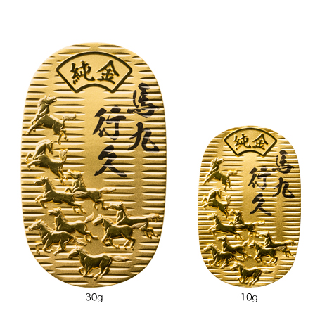（１０ｇ）馬久行久　純金小判